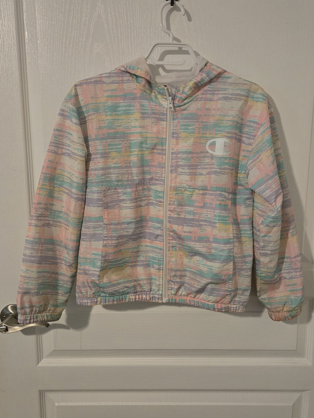 Champion Girls' Pastel Multi-Color Hooded Zip Jacket